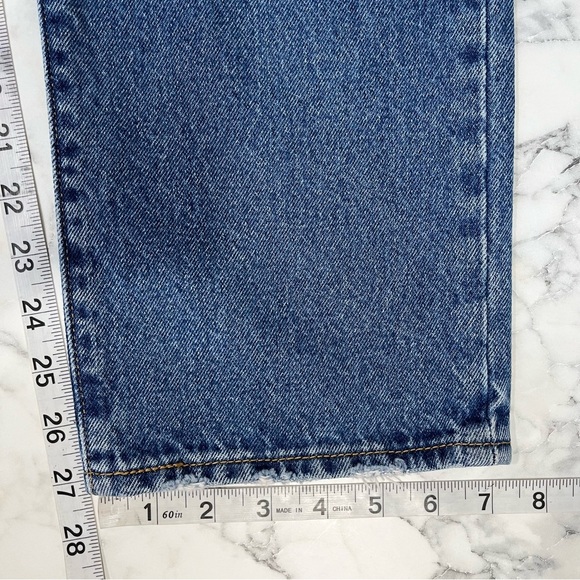 Levi’s Premium Wedgie Straight Leg Jeans High Rise Oxnard Drive Wash 34964-0145 - Picture 9 of 16